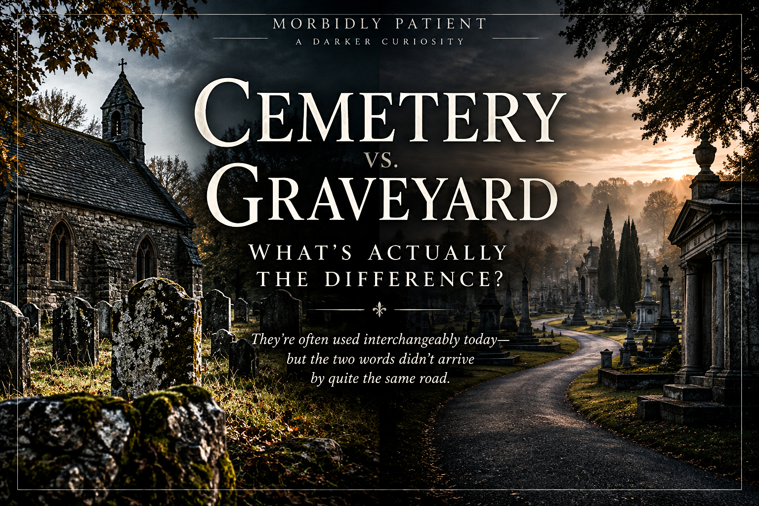 Cemetery vs. Graveyard: What’s Actually the Difference?